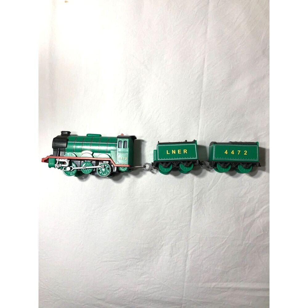 Thomas Motorized Flying Scotsman Train 4472 LNER 2 Tenders TrackMaster Mattel